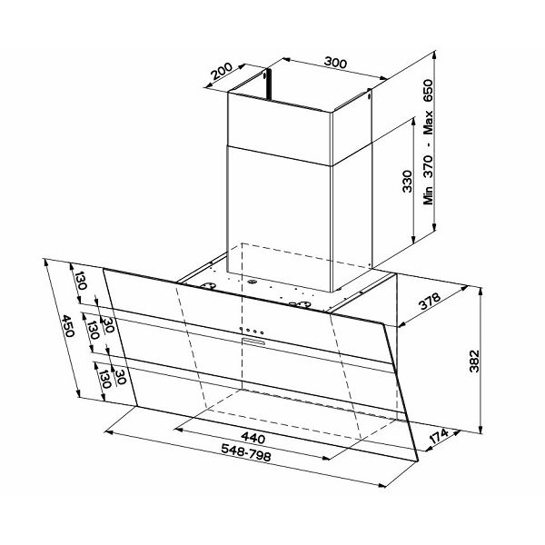 Napa Faber Steelmax EV8 LED WH/X A80