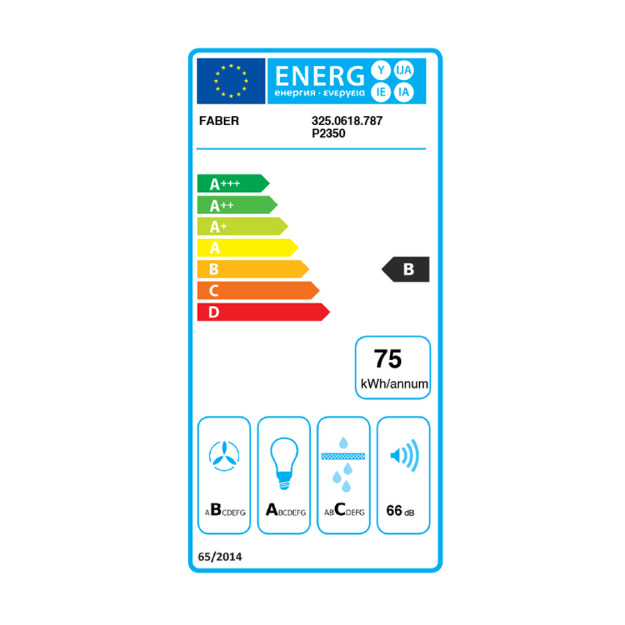 Napa Faber Stilo Comfort X A60 (710m3/h) 325.0615.637