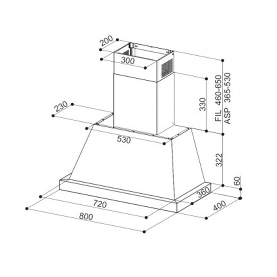 Napa Faber Thea EV8 DG Matt A80 SC 321.0517.784