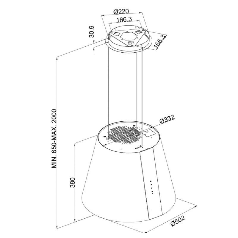 Napa Siccabo Aura White O (648m3/h)