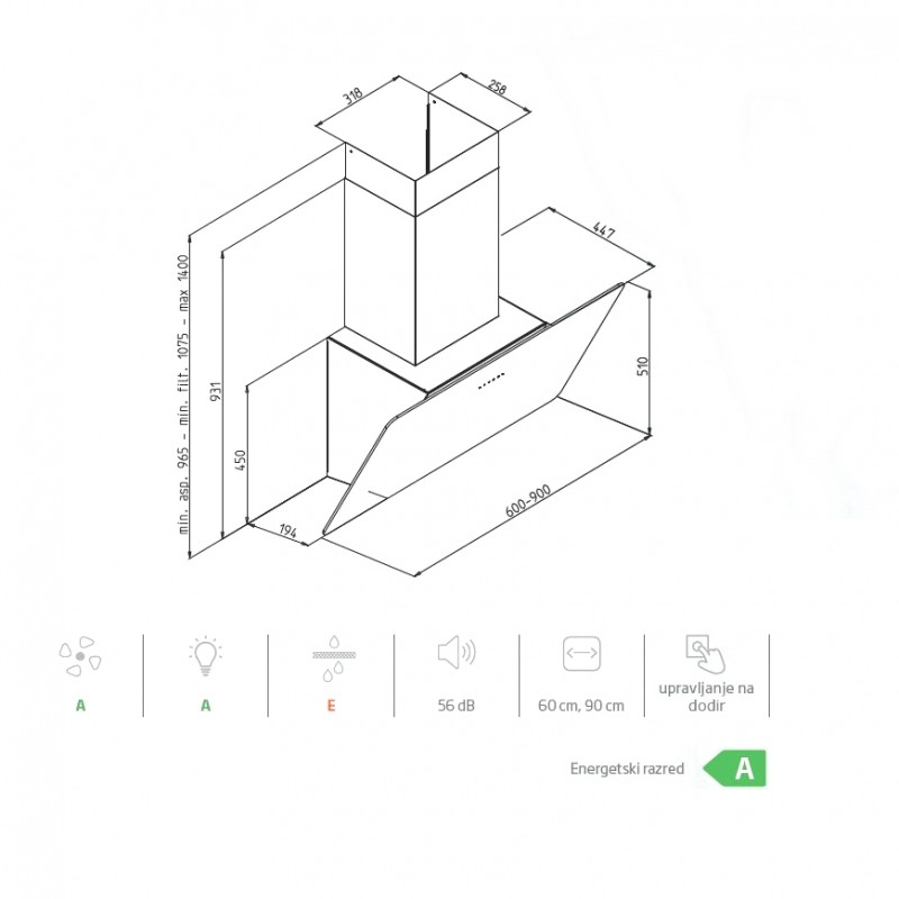 Napa Siccabo Screen White 90 TC A