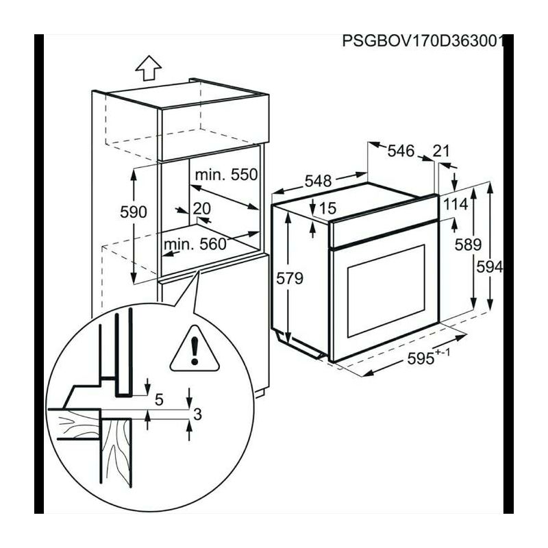 Pećnica AEG BEE431310M