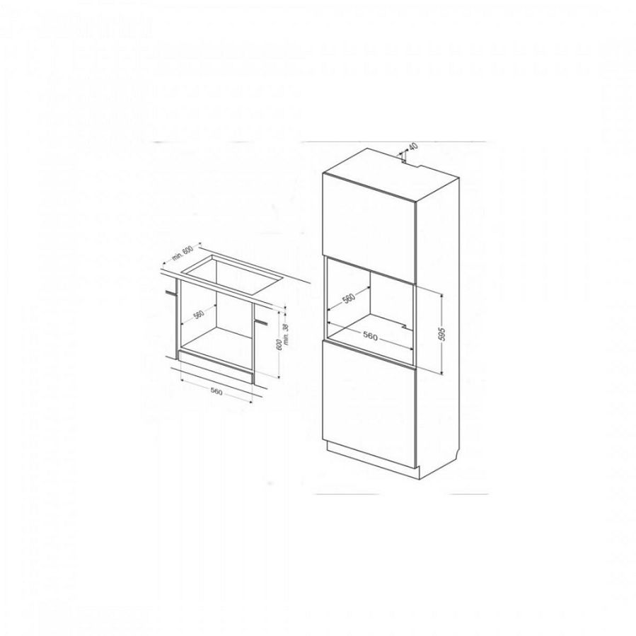 Pećnica Amica ED37617W