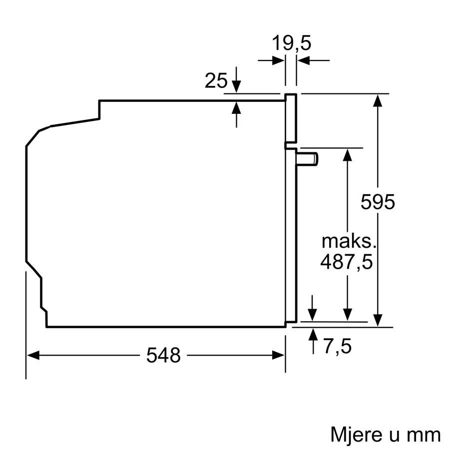 Pećnica Bosch HBA572EM3 AirFry MatBlack