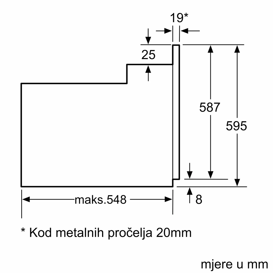 Pećnica Bosch HBF134EB2