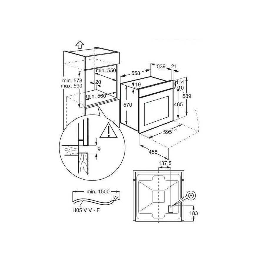 Pećnica Electrolux EOD6P66X SteamBake