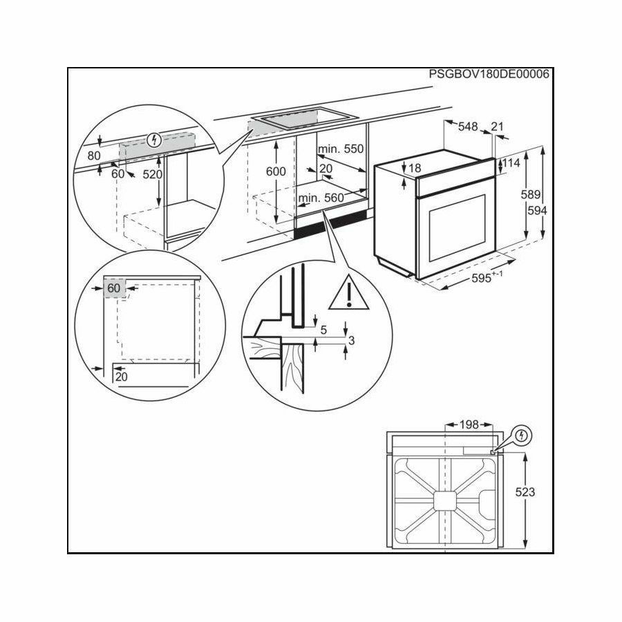 Pećnica Electrolux EOF3H70X