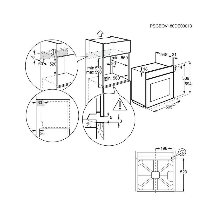 Pećnica Electrolux EOH2H00BX