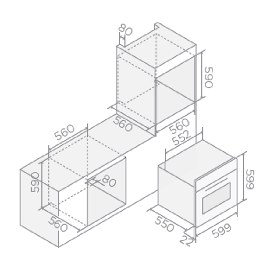 Pećnica Elica Virtus Multi 60DD BL PRF0191771A