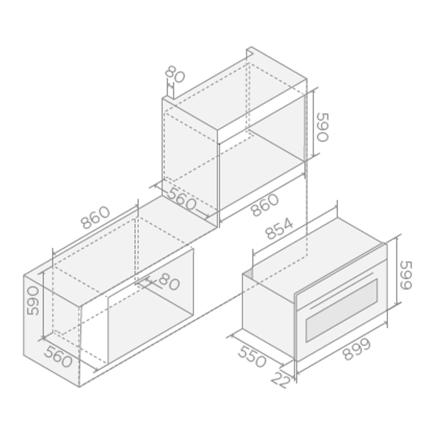 Pećnica Elica Virtus Multi 90TFT BL PRF0191768A