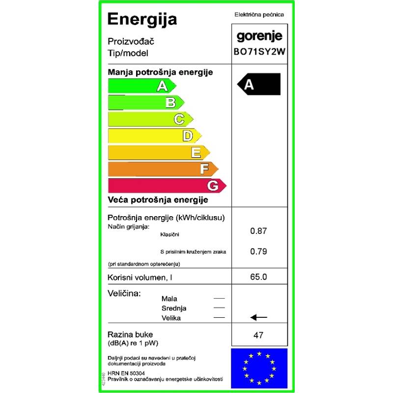 Image result for Gorenje Simplicity BO71SY2W