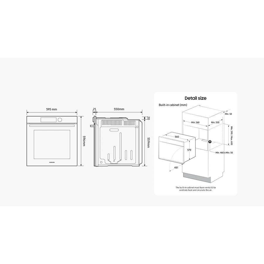 Pećnica Samsung NV7B41301AS/U3 WiFi