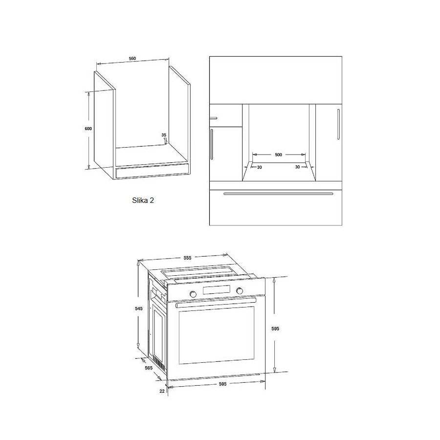 Pećnica Vivax BO-624MH X