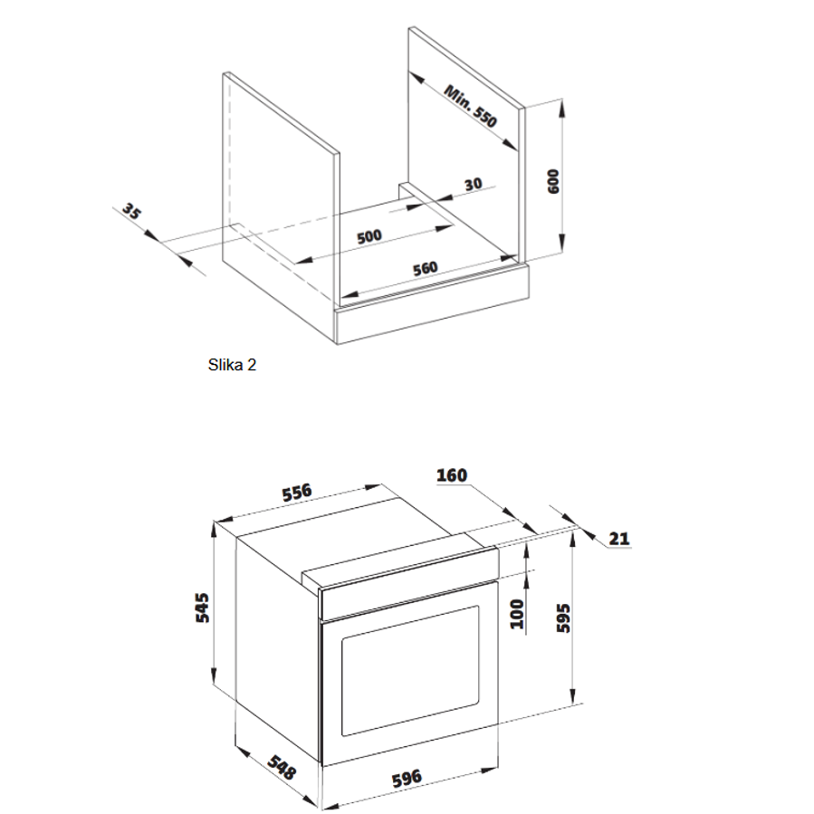 Pećnica Vivax BO-806BFM X