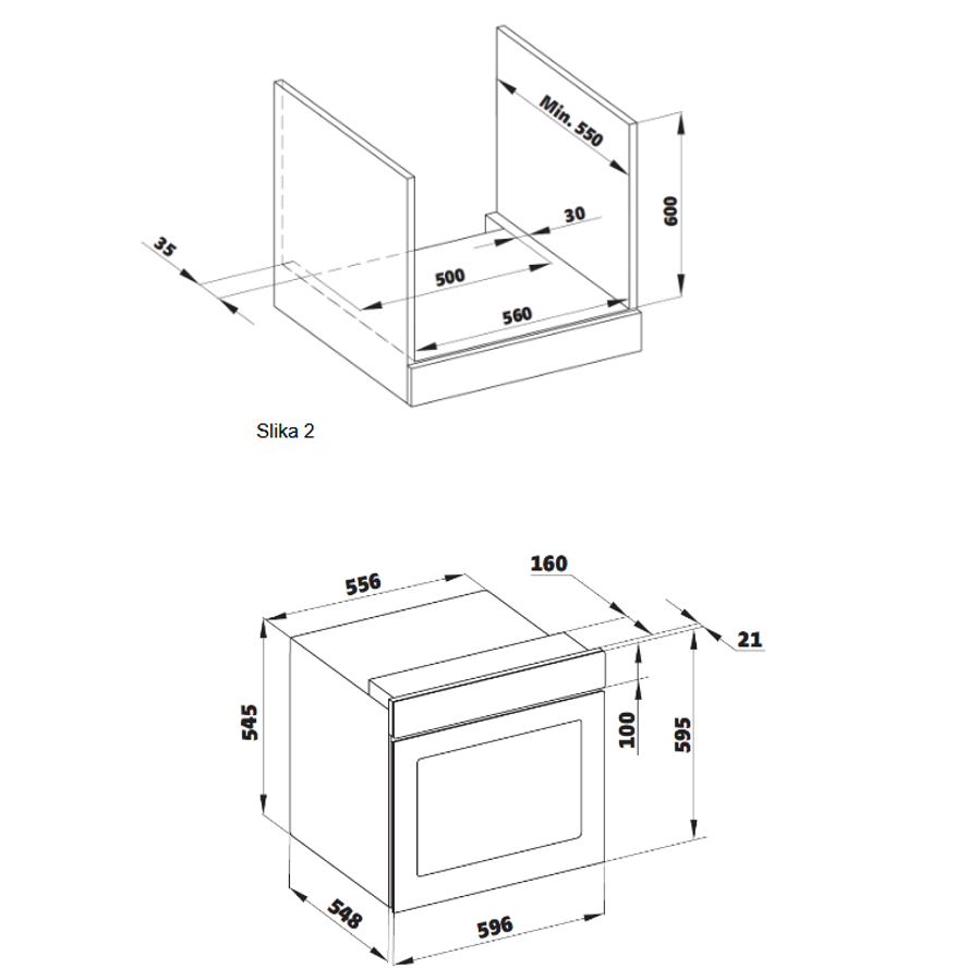 Pećnica Vivax BO-806BFTM G