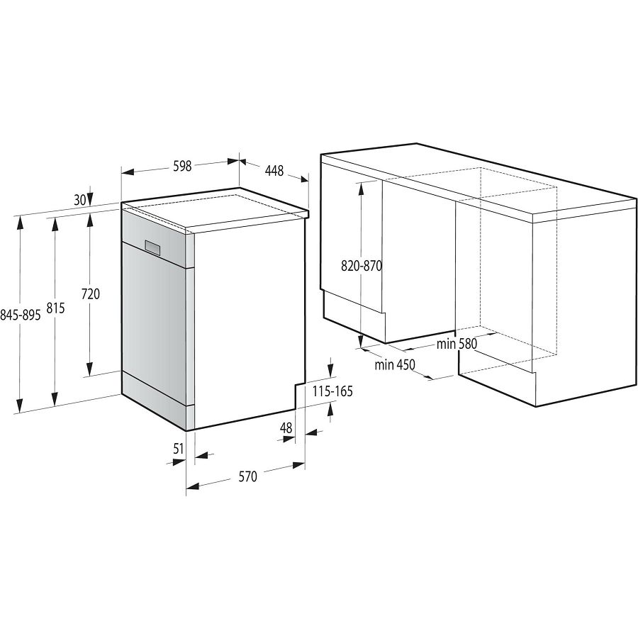 Perilica posuđa Gorenje GS541D10X