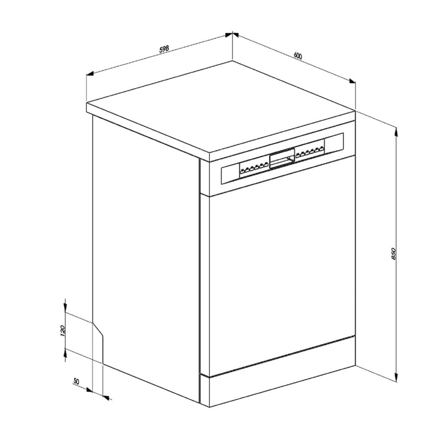 Perilica posuđa Smeg LVS344BQX