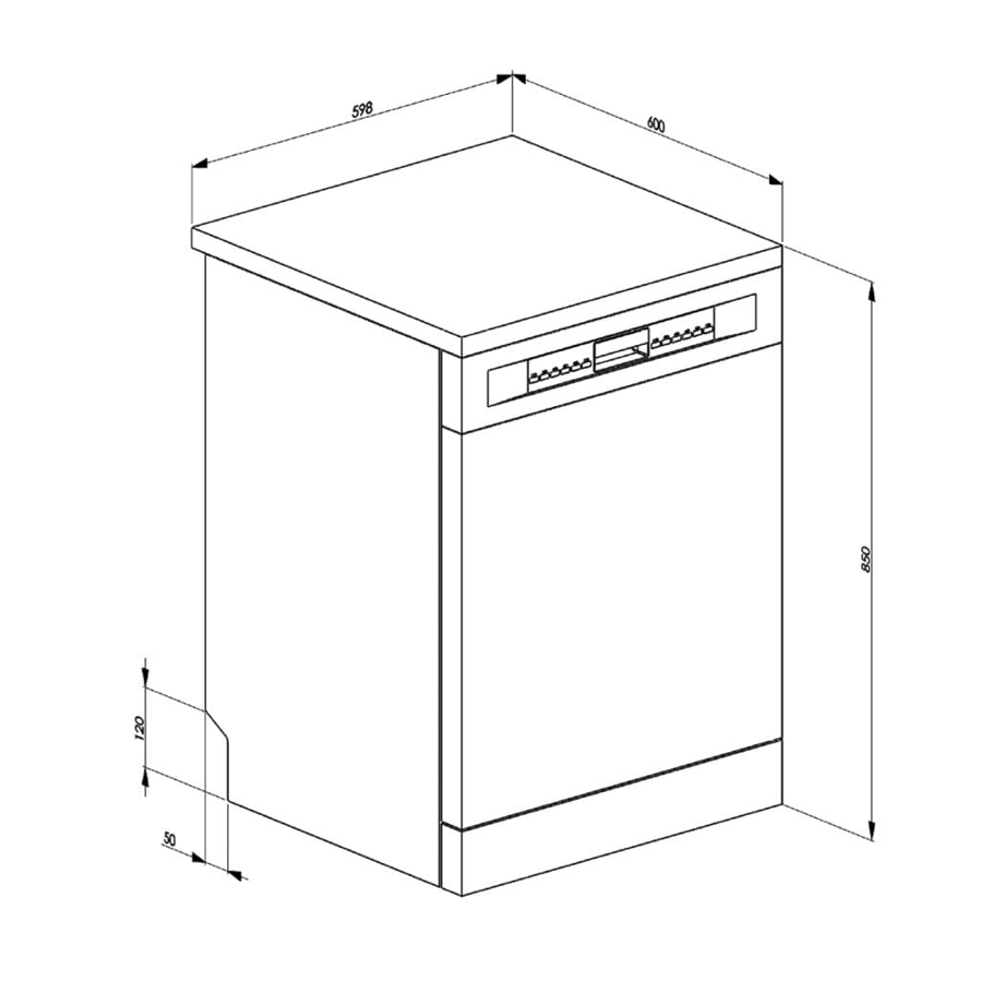 Perilica posuđa Smeg LVS344PM profi