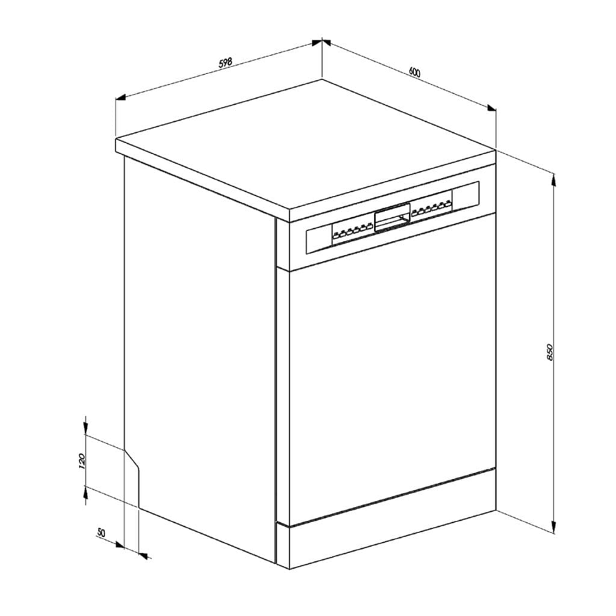 Perilica posuđa Smeg LVSP345BQX
