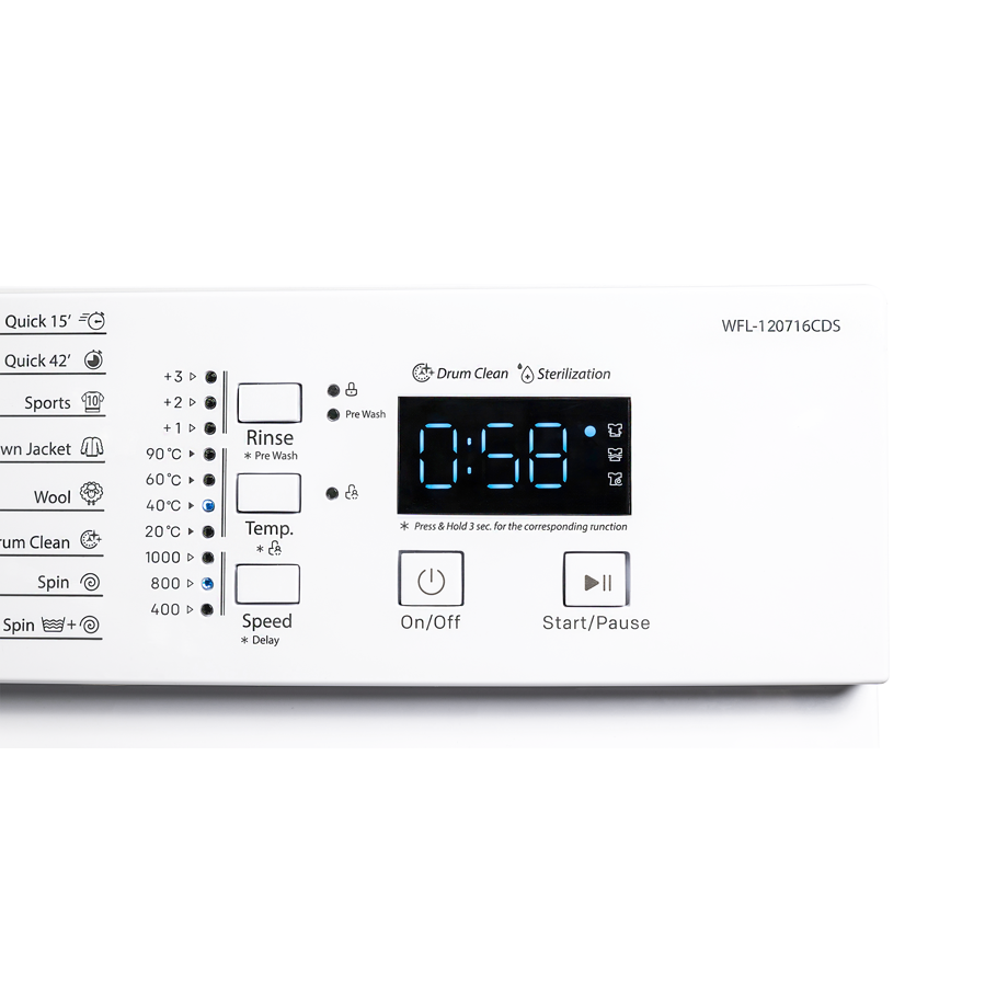 Perilica rublja Vivax WFL-120716CDS