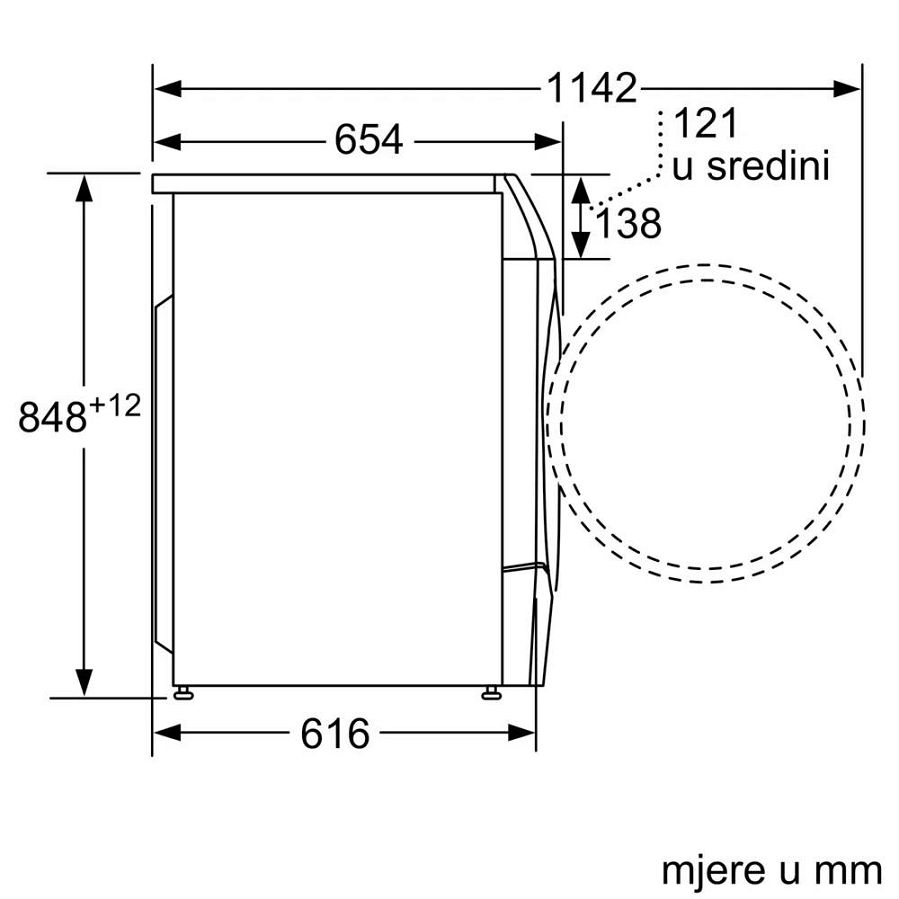 Perilica sušilica rublja Bosch WNC254A0BY - iDos