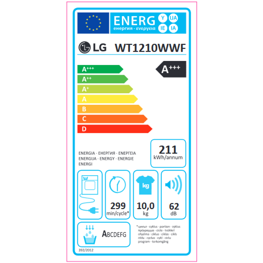 Perilica sušilica rublja LG WT1210WWF WashTower WiFi