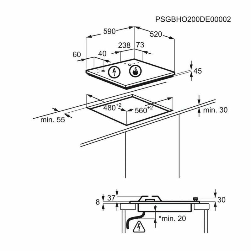 Ploča AEG HGB64420SM