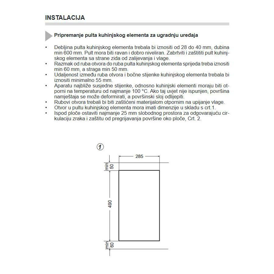 Ploča Amica PI3510U