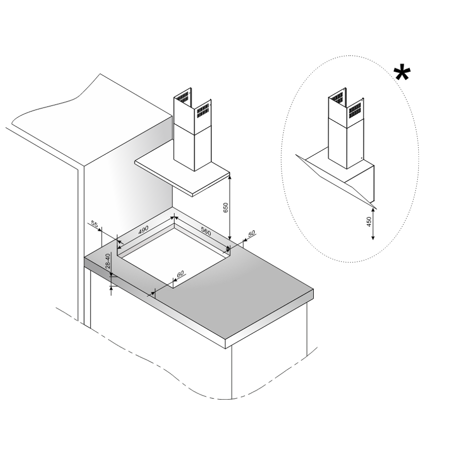 Ploča Amica PIT6540PTU 3.0