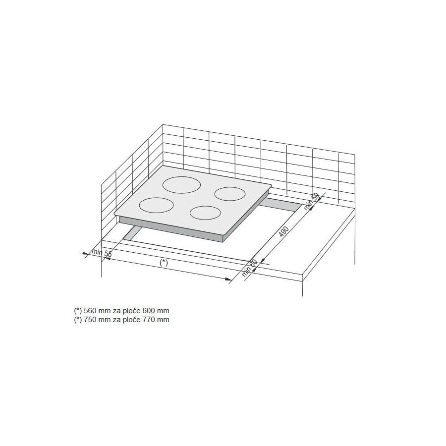 Ploča Amica VH 6040