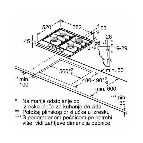 Ploča Bosch POY6B6B10