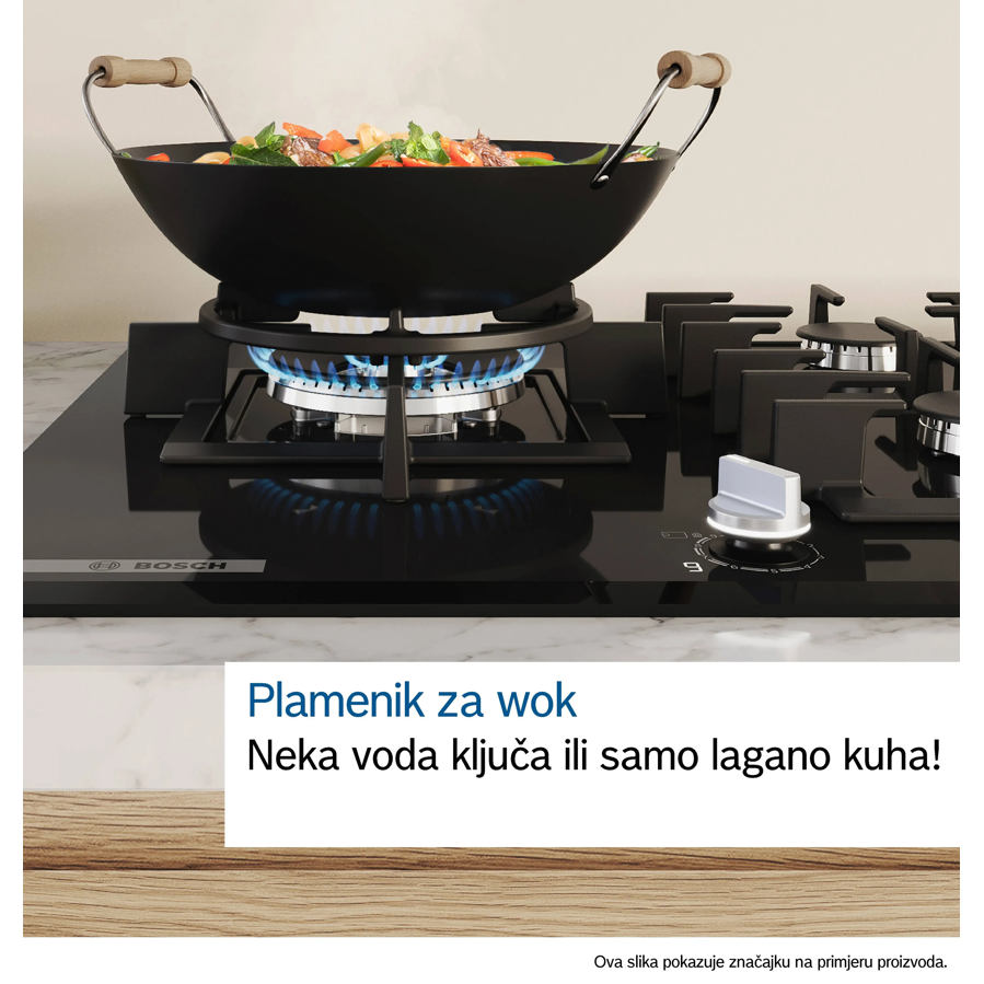 Ploča Bosch PPQ7AAI40 MattBlack FlameSelect