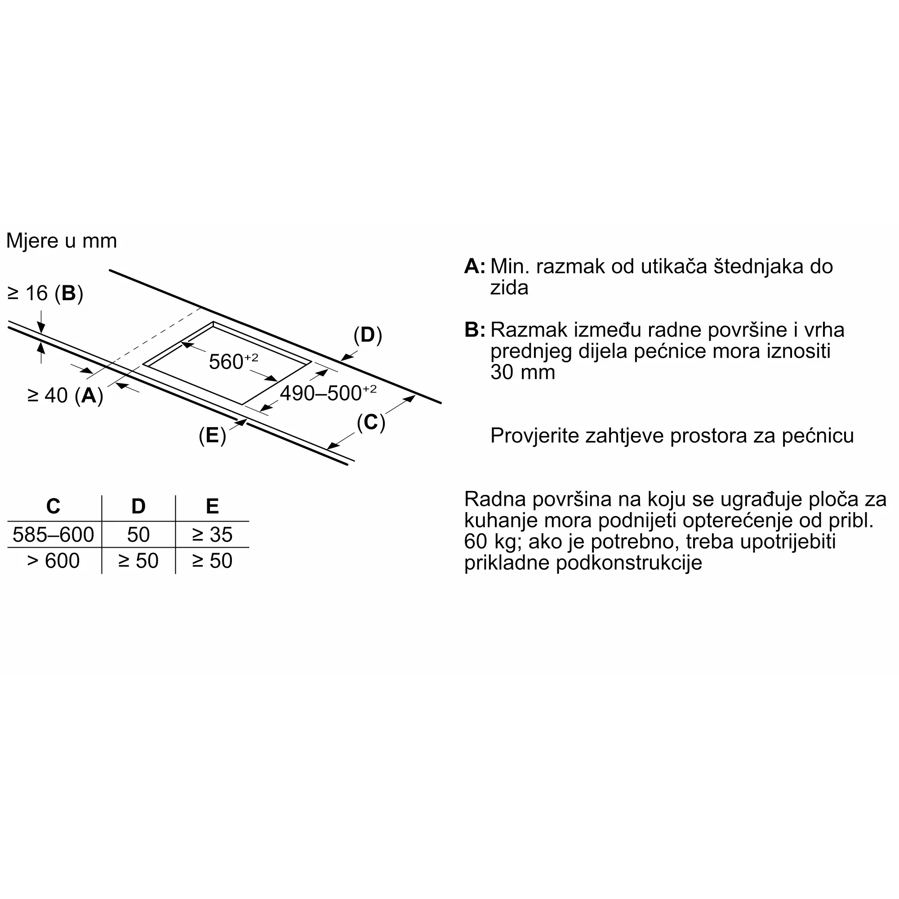 Ploča Bosch PVQ631HC1E H2H WiFi