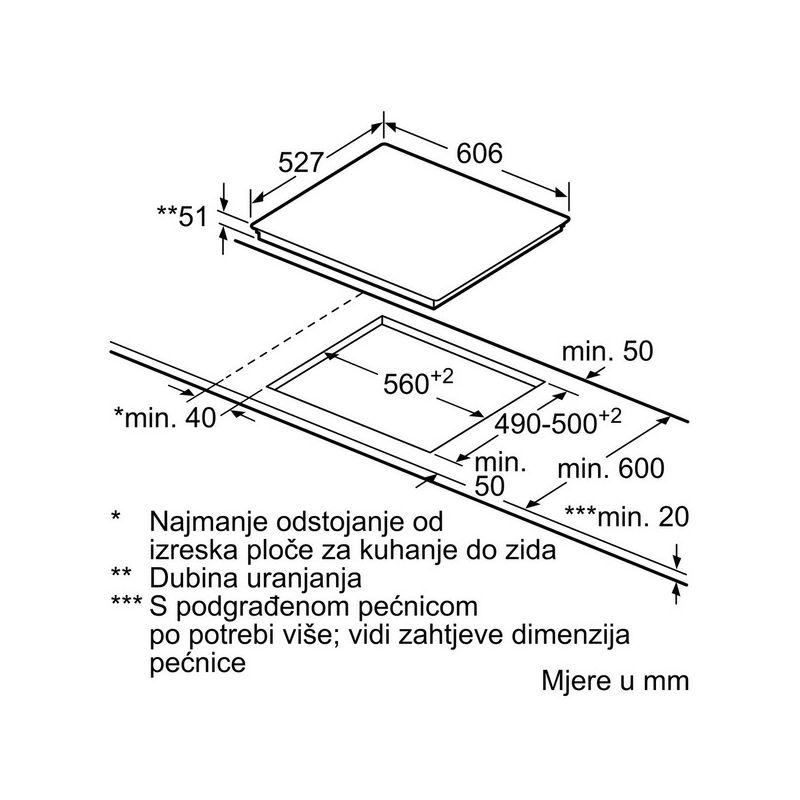 Ploča Bosch PXE675DC1E - indukcija