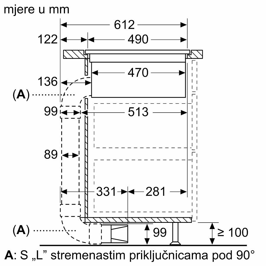 Ploča s napom Bosch PXX801D67E