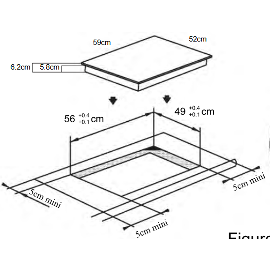 Ploča Candy CI642C/E14U