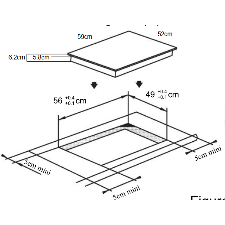 Ploča Candy CTP64SC/E1