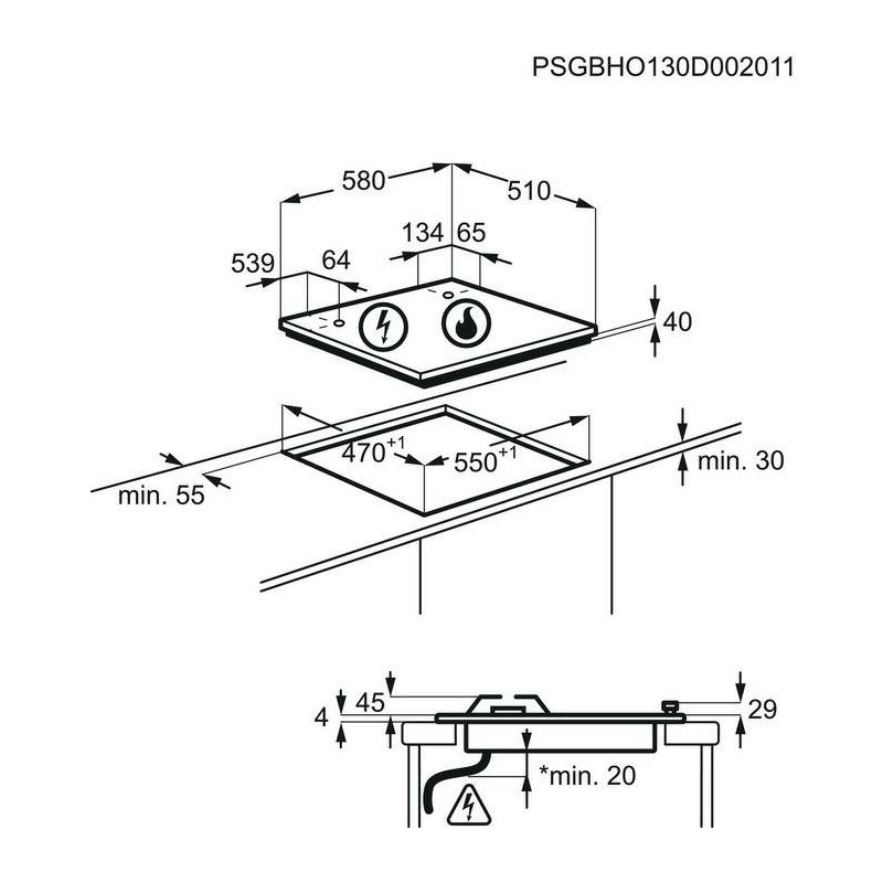 Ploča Electrolux EGE6172NOK