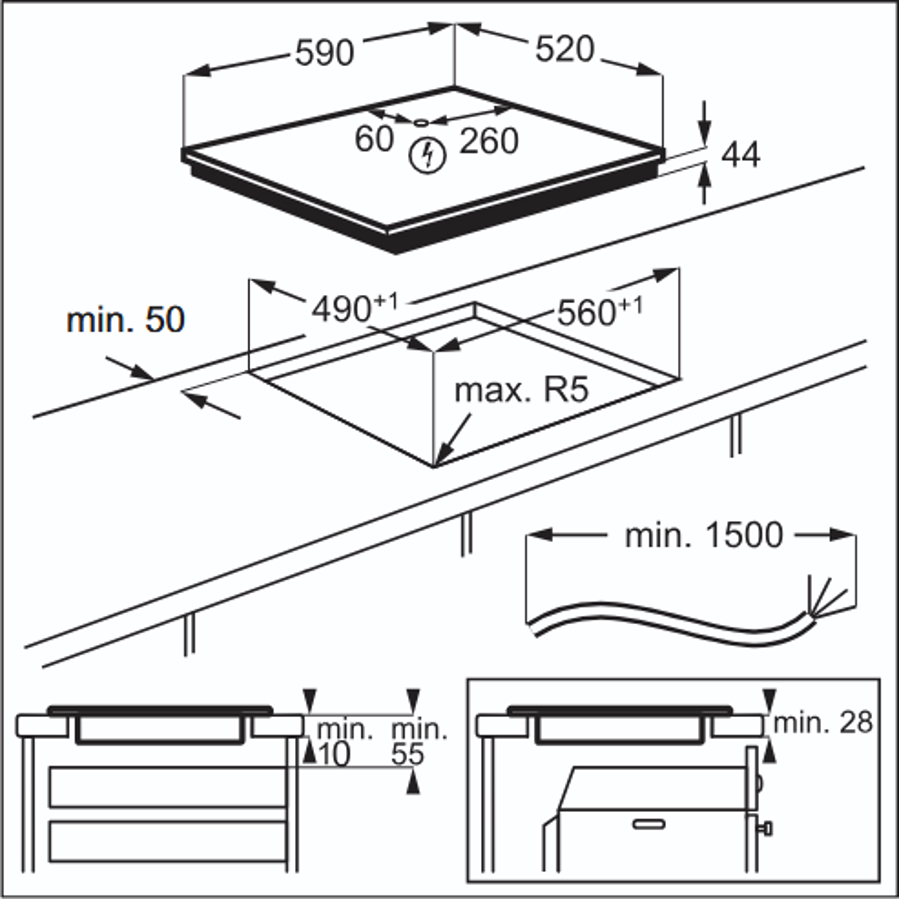 Ploča Electrolux EIS6949 H2H