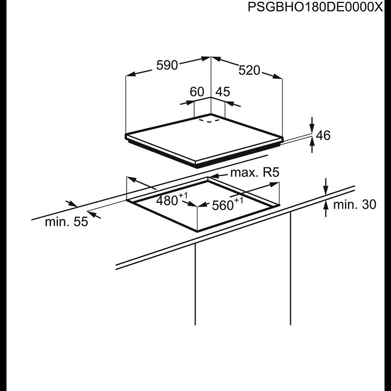 Ploča Electrolux KGG6426K