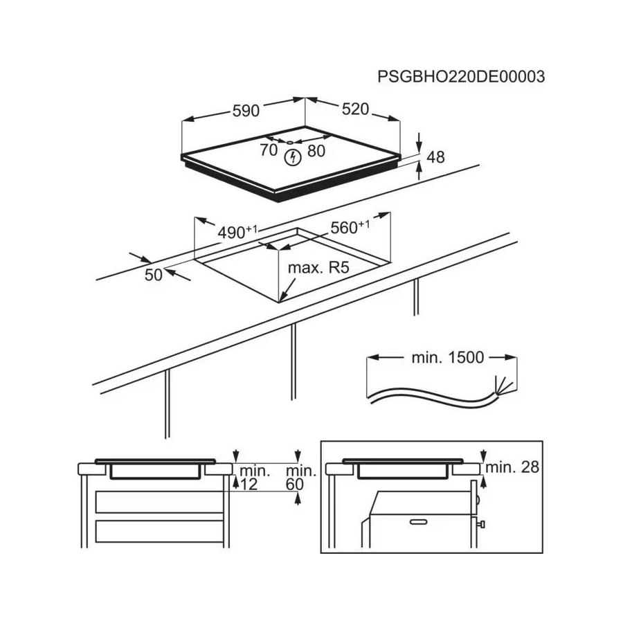 Ploča Electrolux LIB60420CK