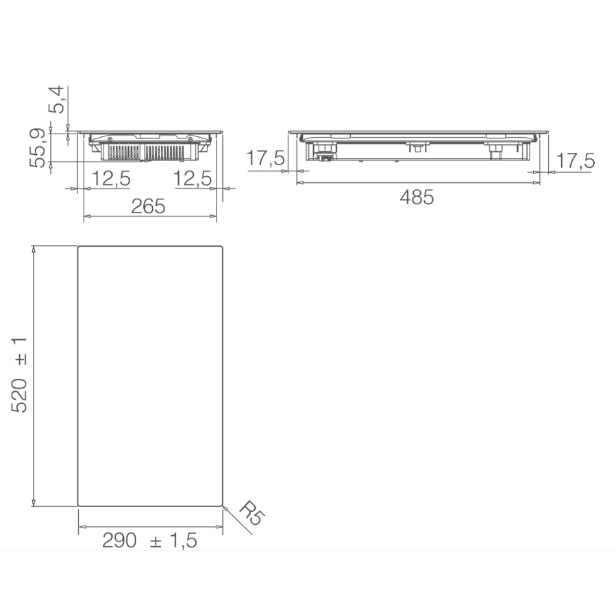 Ploča Elica PRIMIS 302 BL PRF0199858
