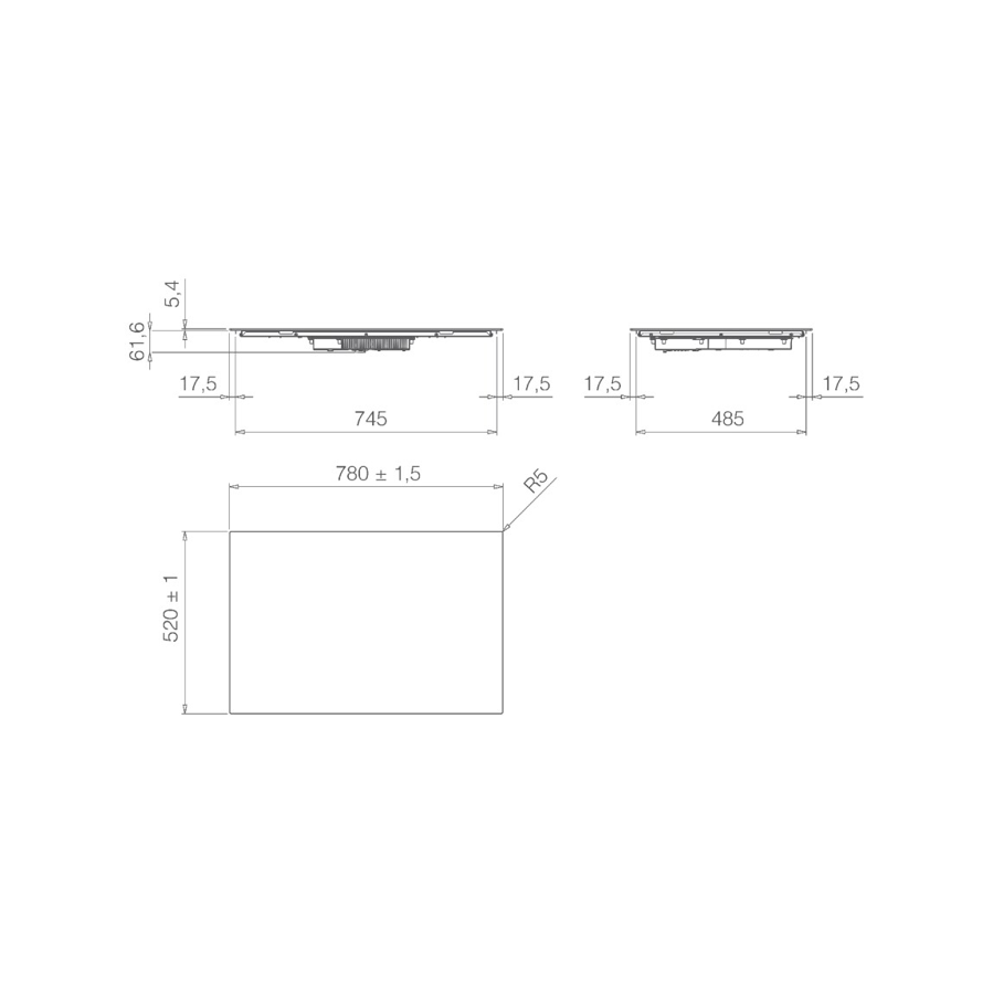 Ploča Elica PRIMIS 804 PLUS BL PRF0199862