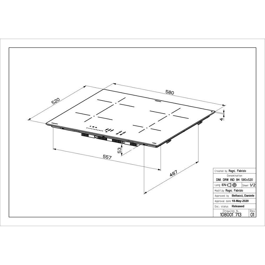 Ploča Faber FBH64BK FFI 108.0604.932