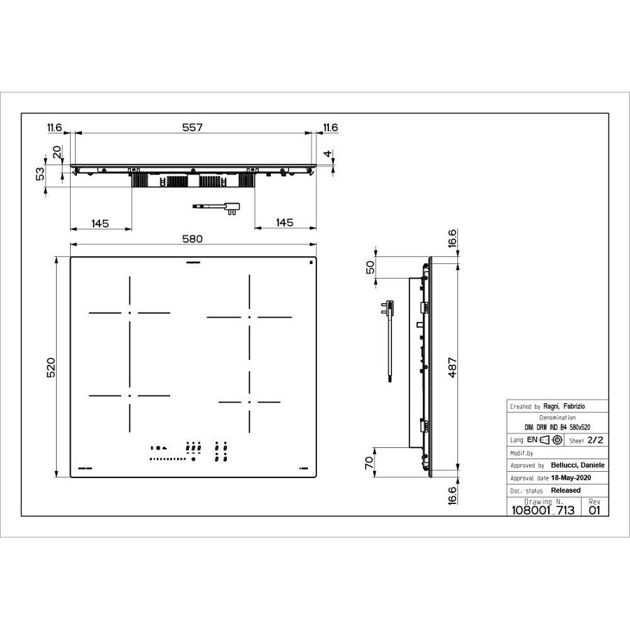 Ploča Faber FCH64BK KL 108.0604.933