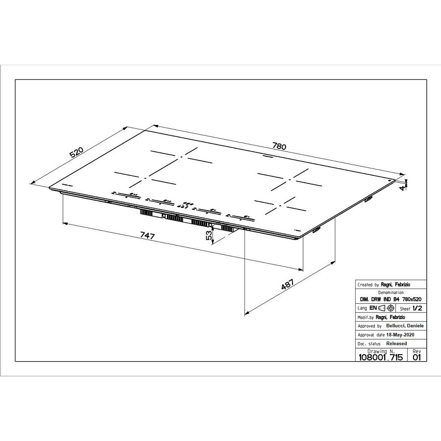 Ploča Faber FCH84BK KL 108.0604.935