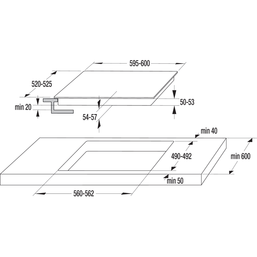 Ploča Gorenje ECT601FM
