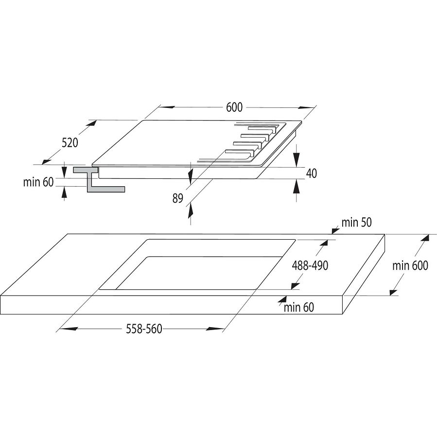 Ploča Gorenje G640XHS