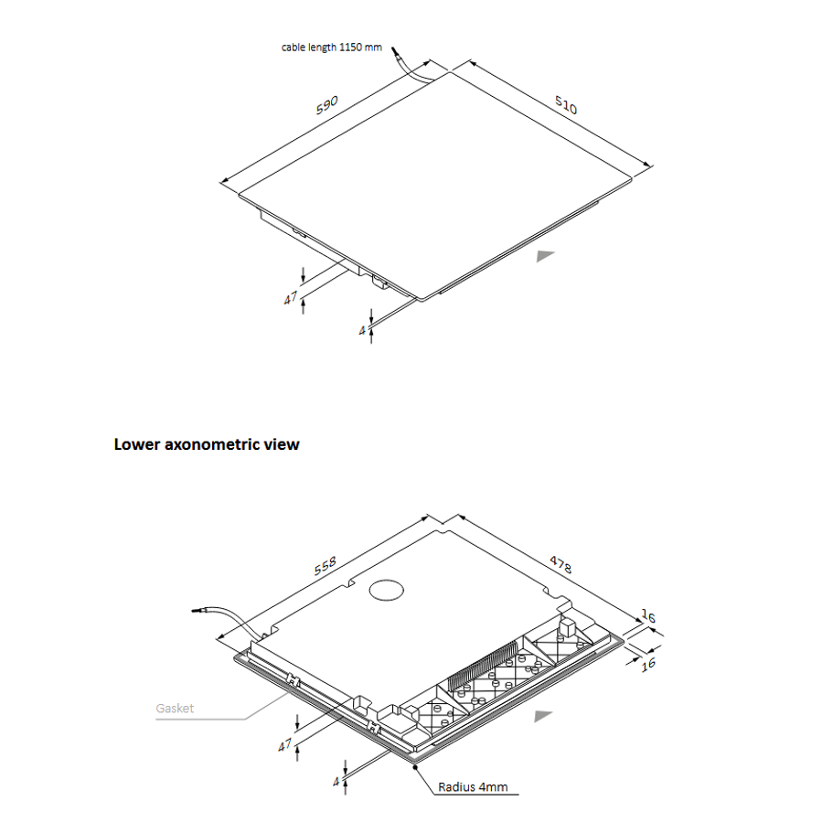 Ploča Haier HAIF64IRB1S H2H WiFi