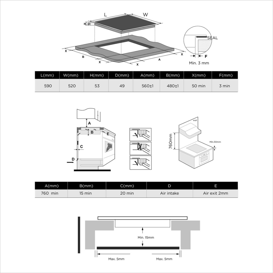 Ploča Midea MIH742F558K2